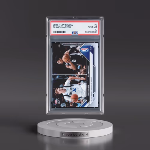 2025 Topps Now #8 Cooper Flagg/Dylan Harper (PSA 10 GEM MINT)