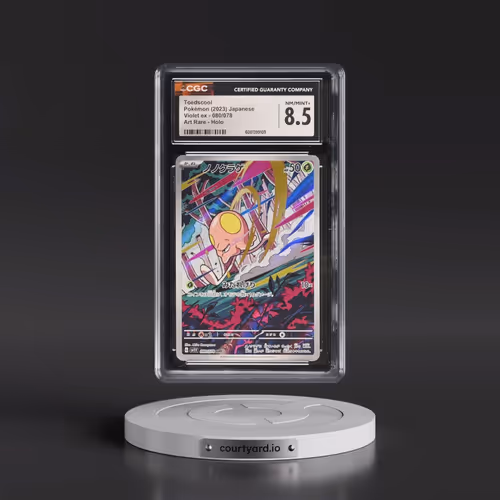 2023 Pokémon Sv1v-Violet EX #080 Toedscool - Art Rare (CGC 8.5 NM-MT+)
