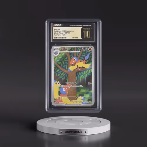 2025 White Flare - sv11W #129/086 Archen - Art Rare Holo (CGC 10 PRISTINE)