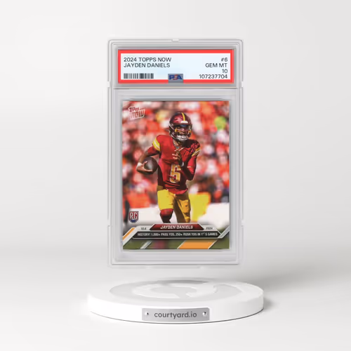 2024 Topps Now #6 Jayden Daniels (PSA 10 GEM MINT)