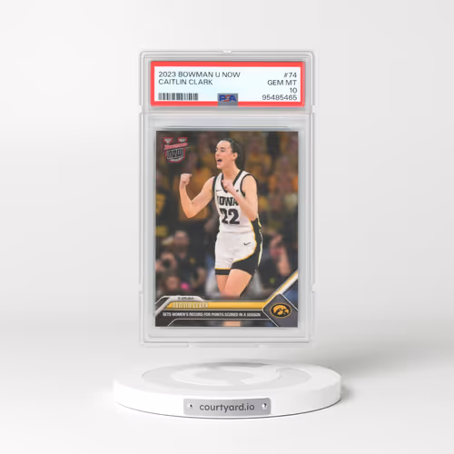 2023 Bowman U Now #74 Caitlin Clark (PSA 10 GEM MINT)