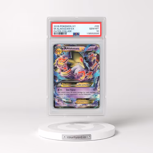 2016 Pokémon XY Fates Collide #26 M Alakazam EX - Holo (PSA 10 GEM MINT)
