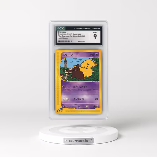 2002 The Town on No Map #040/092 Drowzee - 1st Edition (CGC 9 MINT)