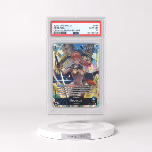 2023 One Piece Kingdoms of Intrigue #039 Rebecca - Alternate Art (PSA 10 GEM MINT)