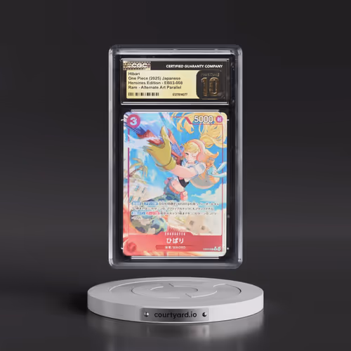 2025 (EB-03) Heroines Edition - Japanese #EB03-008 Hibari - (Borderless) Alt Art (CGC 10 PRISTINE)