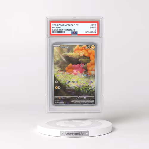 2024 Pokémon Paf EN-Paldean Fates #226 Pawmi - Illustration Rare (PSA 9 MINT)