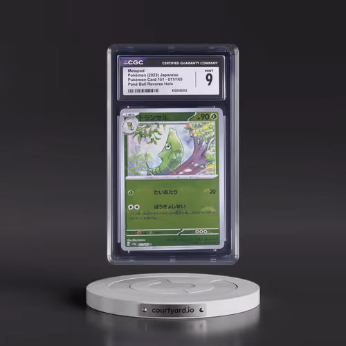 2023 Pokémon Sv2a-Pokémon 151 #011 Metapod - Reverse Holo (CGC 9 MINT)