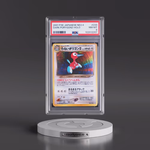 2001 Pokémon Neo 4 #233 Dark PORYGON2 - Holo (PSA 8 NM-MT)