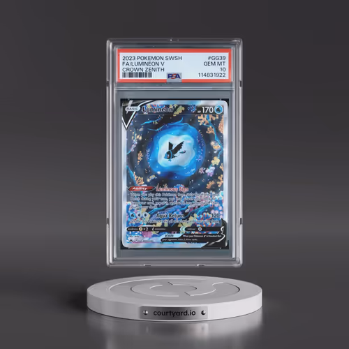 2023 Pokémon Sword and Shield Crown Zenith #GG39 Lumineon V - Holo Full Art (PSA 10 GEM MINT)