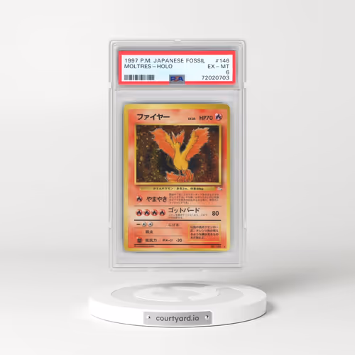 1997 Pokémon Fossil #146 Moltres - Holo (PSA 6 EX-MT)