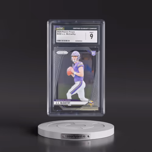 2024 Panini Prizm #400 JJ McCarthy (CGC 9 MINT)