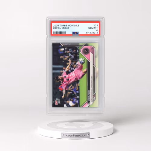 2025 Topps Now MLS #28 Lionel Messi (PSA 10 GEM MINT)