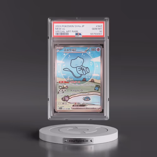 2023 Pokémon Sv4a-Shiny Treasure EX #347 Mew EX - Holo Special Art Rare (PSA 10 GEM MINT)