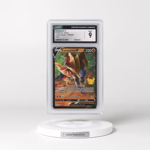 2021 Celebrations #018/025 Zamazenta V - Holo (CGC 9 MINT)