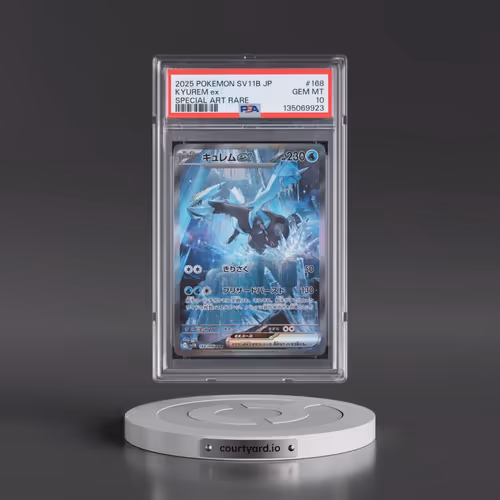 2025 Pokémon Sv11b-Black Bolt #168 Kyurem EX - Holo Special Art Rare (PSA 10 GEM MINT)