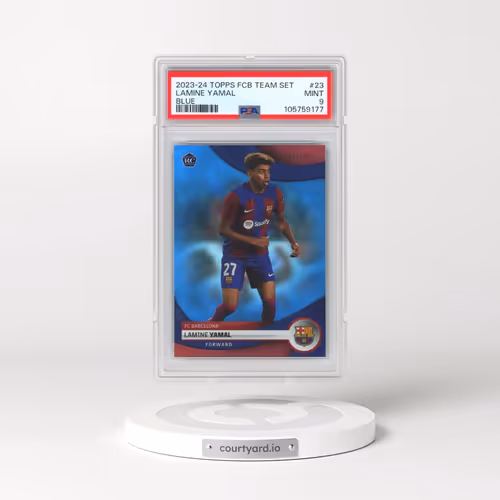 2023 Topps FC Barcelona Team Set #23 Lamine Yamal - Blue (PSA 9 MINT)