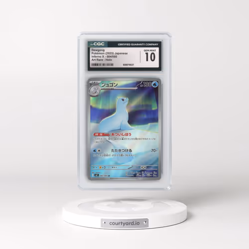 2025 Japanese Pokémon Inferno X #084/080 Dewgong - Art Rare Holo (CGC 10 GEM MINT)