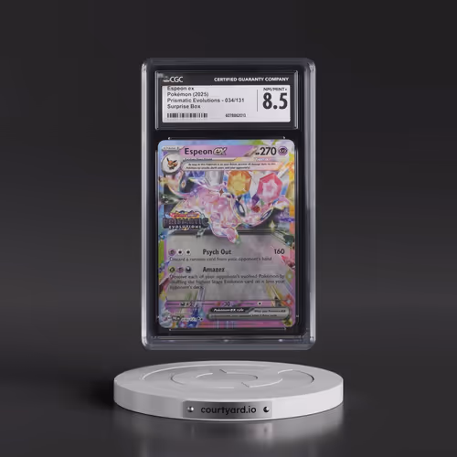 2024 Prismatic Evolutions - PRE EN #034/131 Espeon ex - Surprise Box (Prismatic Evolutions Stamp) (H