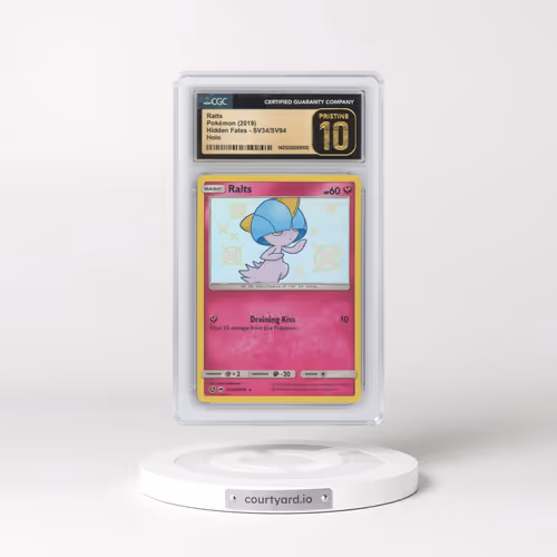 2019 Hidden Fates #SV34/SV94 Ralts - Holo (CGC 10 PRISTINE)