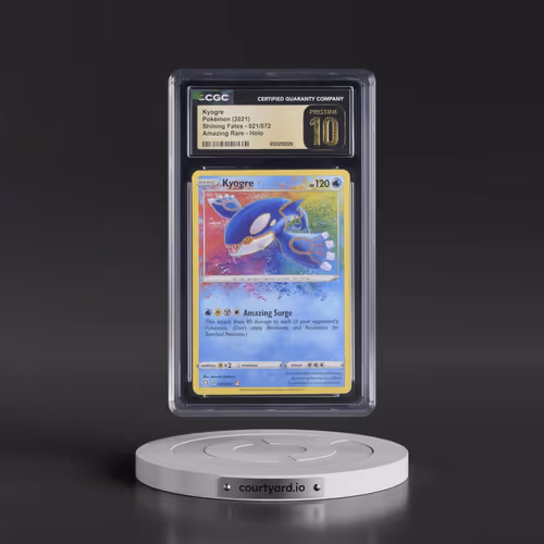 2021 Shining Fates #021/072 Kyogre - Amazing Rare Holo (CGC 10 PRISTINE)