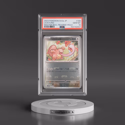 2023 Pokémon Sv2a-Pokemon 151 #108 Lickitung - Reverse Holo Master Ball (PSA 10 GEM MINT)