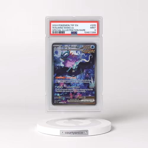 2024 Pokémon Tef EN-Temporal Forces #205 Walking Wake EX - Holo Special Illustration Rare (PSA 9 MIN
