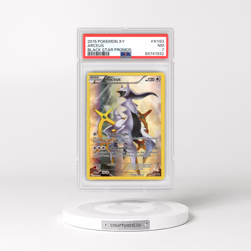 2015 Pokémon XY Black Star Promos #XY83 Arceus (PSA 7 NM)