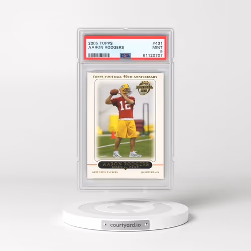 2005 Topps #431 Aaron Rodgers (PSA 9 MINT)