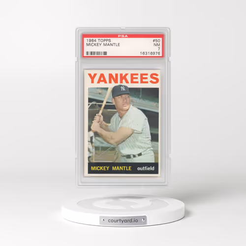 1964 Topps #50 Mickey Mantle (PSA 7 NM)