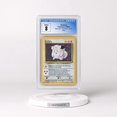 1999 Base Set #5/102 Clefairy - Holo (CGC 8 NM-MT)