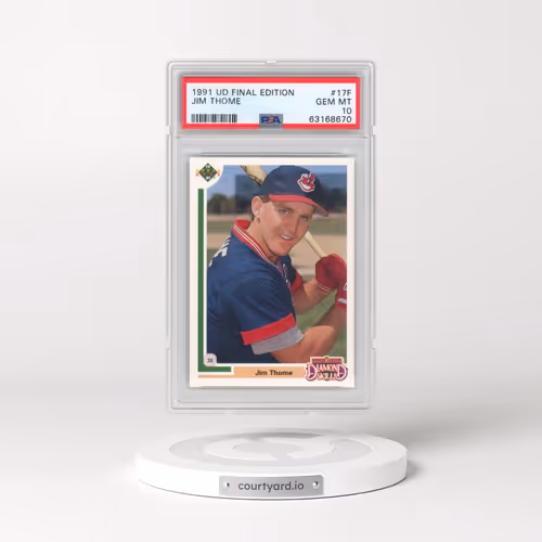 1991 Upper Deck Final Edition #17F Jim Thome (PSA 10 GEM MINT)