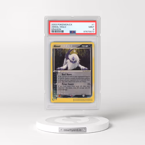 2003 Pokémon EX Dragon #1 Absol - Holo (PSA 9 MINT)