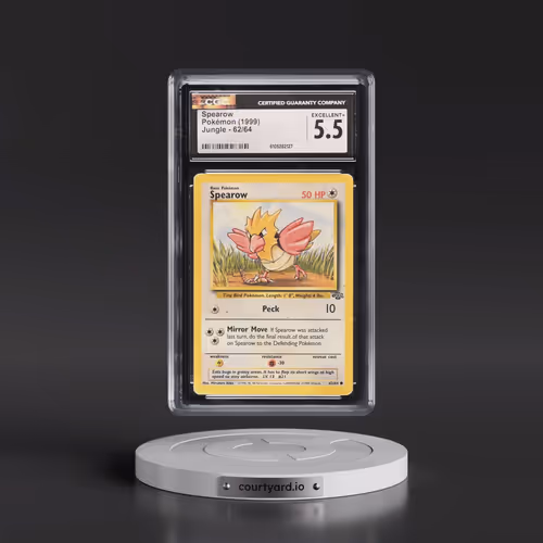 1999 Jungle #62/64 Spearow (CGC 5.5 EX+)