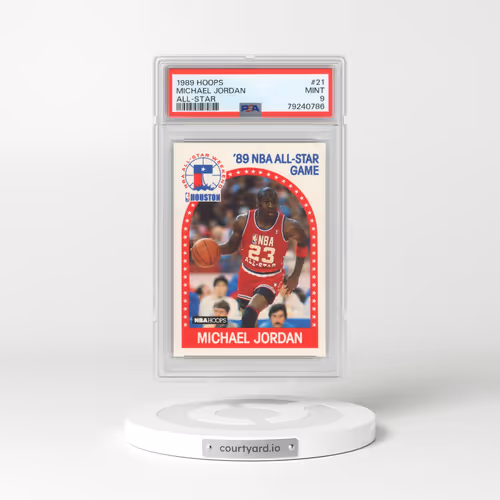 1989 Hoops #21 Michael Jordan - All-Star (PSA 9 MINT)