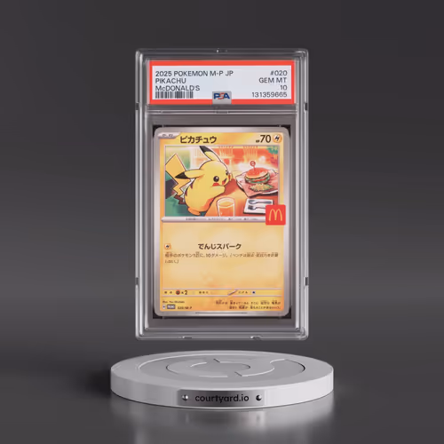 2025 Pokémon M-P Promo #020 Pikachu - McDonald's (PSA 10 GEM MINT)