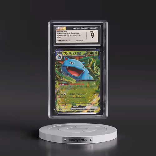 2023 Pokémon Card 151 #003/165 Venusaur ex - Holo (CGC 9 MINT)