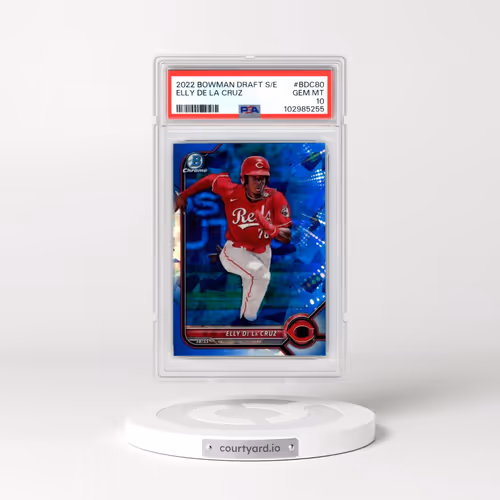 2022 Bowman Draft Chrome Sapphire Edition #BDC80 Elly de La Cruz (PSA 10 GEM MINT)
