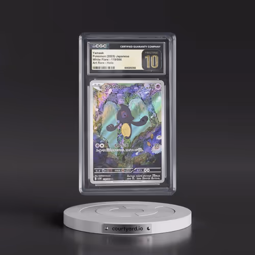 2025 White Flare - sv11W #119/086 Yamask - Art Rare Holo (CGC 10 PRISTINE)