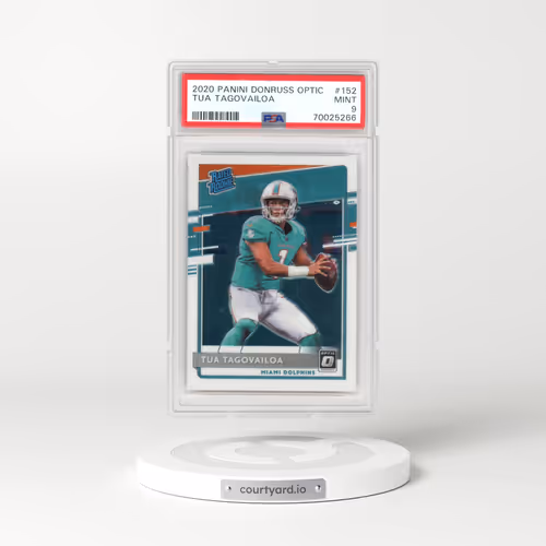 2020 Panini Donruss Optic #152 Tua Tagovailoa (PSA 9 MINT)
