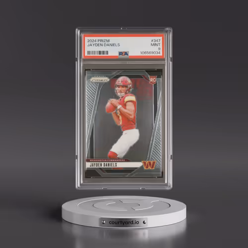 2024 Panini Prizm #347 Jayden Daniels (PSA 9 MINT)