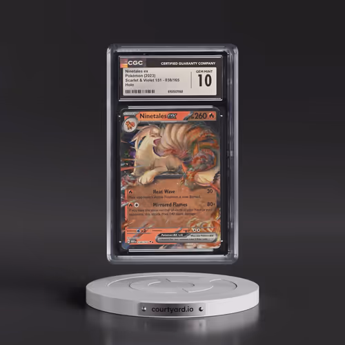 2023 Scarlet & Violet 151 - MEW EN #038/165 Ninetales ex (CGC 10 GEM MINT)