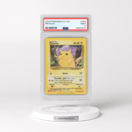 2023 Pokémon Clc-Trading Card Game Classic Charizard & HO-Oh EX Deck #008 Pikachu (PSA 9 MINT)