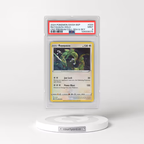 2024 Pokémon Swsh Black Star Promo #029 Rayquaza - Holo Crown Zenith Premium Collection Sea & Sky (P