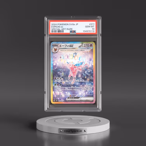 2024 Pokémon Sv8a-Terastal Fest EX #211 Espeon EX - Holo Special Art Rare (PSA 10 GEM MINT)