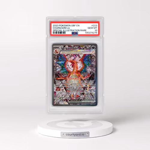 2023 Pokémon Obf EN-Obsidian Flames #223 Charizard EX - Holo Special Illustration Rare (PSA 10 GEM M
