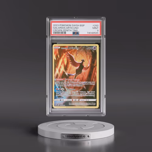2023 Pokémon Swsh Black Star Promo #282 Galarian Articuno - Crown Zenith Tins (PSA 9 MINT)