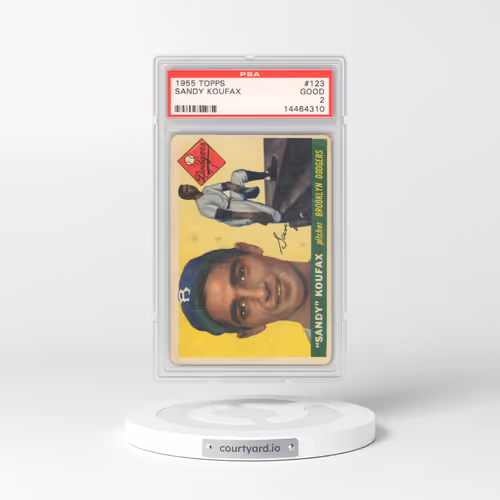 1955 Topps #123 Sandy Koufax (PSA 2 GOOD)