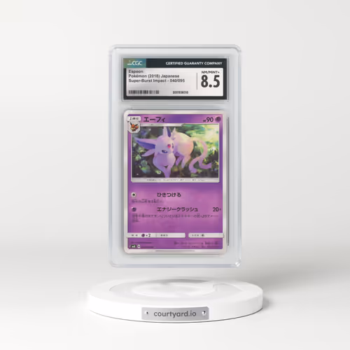 2018 Super-Burst Impact #040/095 Espeon (CGC 8.5 NM-MT+)