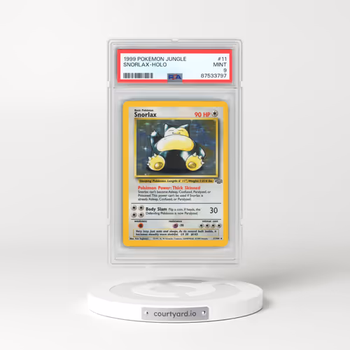 1999 Pokémon Jungle #11 Snorlax - Holo (PSA 9 MINT)