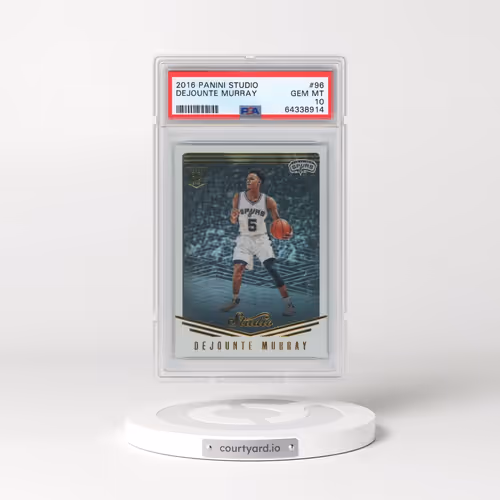 2016 Panini Studio #96 Dejounte Murray (PSA 10 GEM MINT)